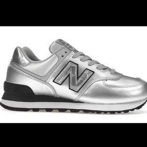 New Balance 574 Metallic Sneaker - Women’s